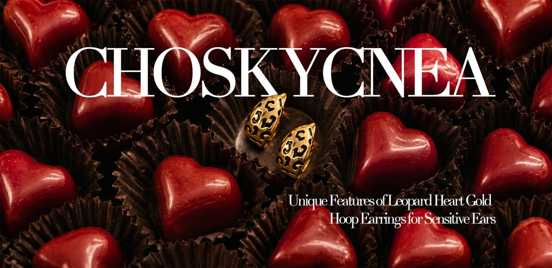 Unique Features of Leopard Heart Gold Hoop Earrings for Sensitive Ears
