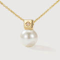 Gold Pearl Star Necklace