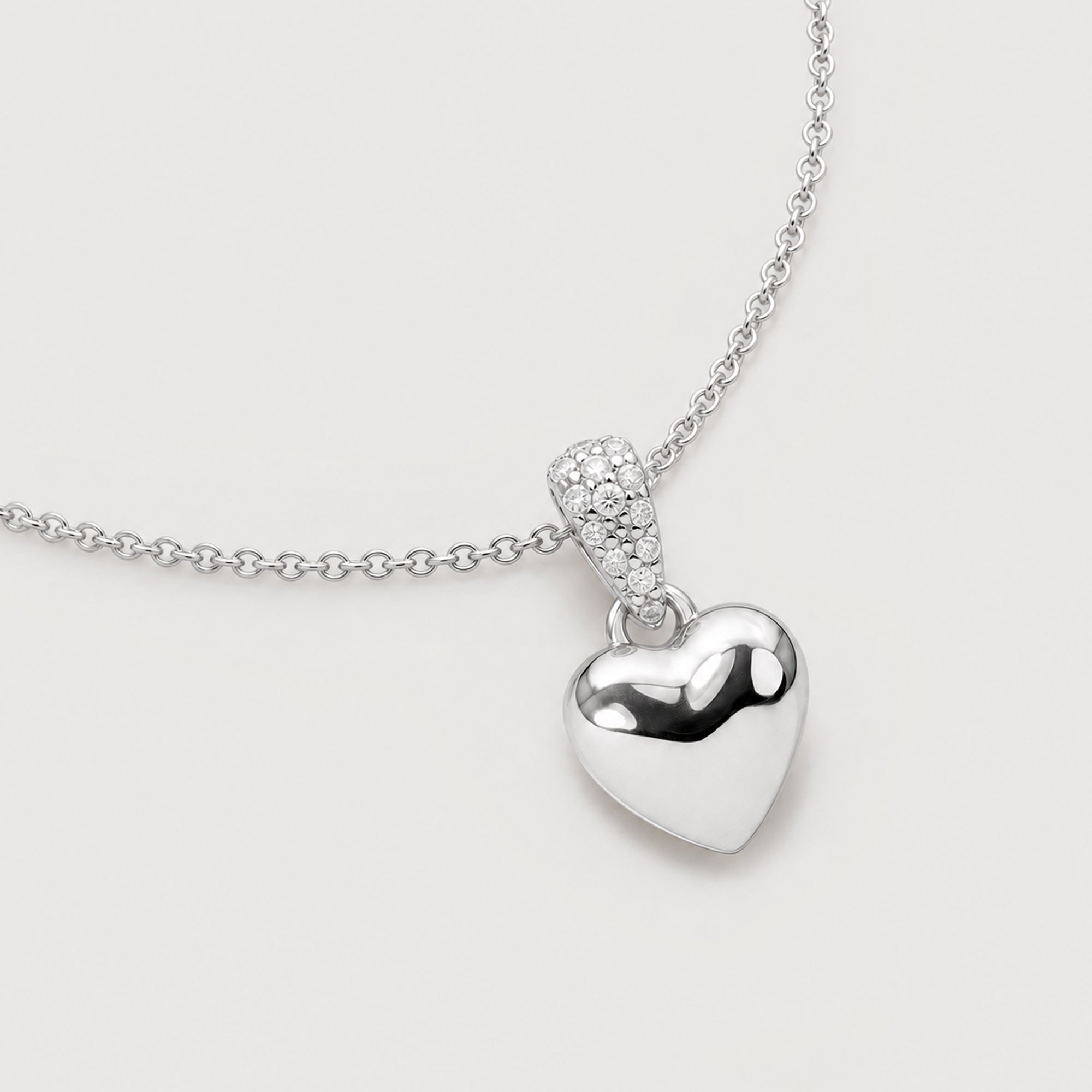 Pavé Heart Necklace