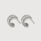 Luxe Zircon Hoop Earrings