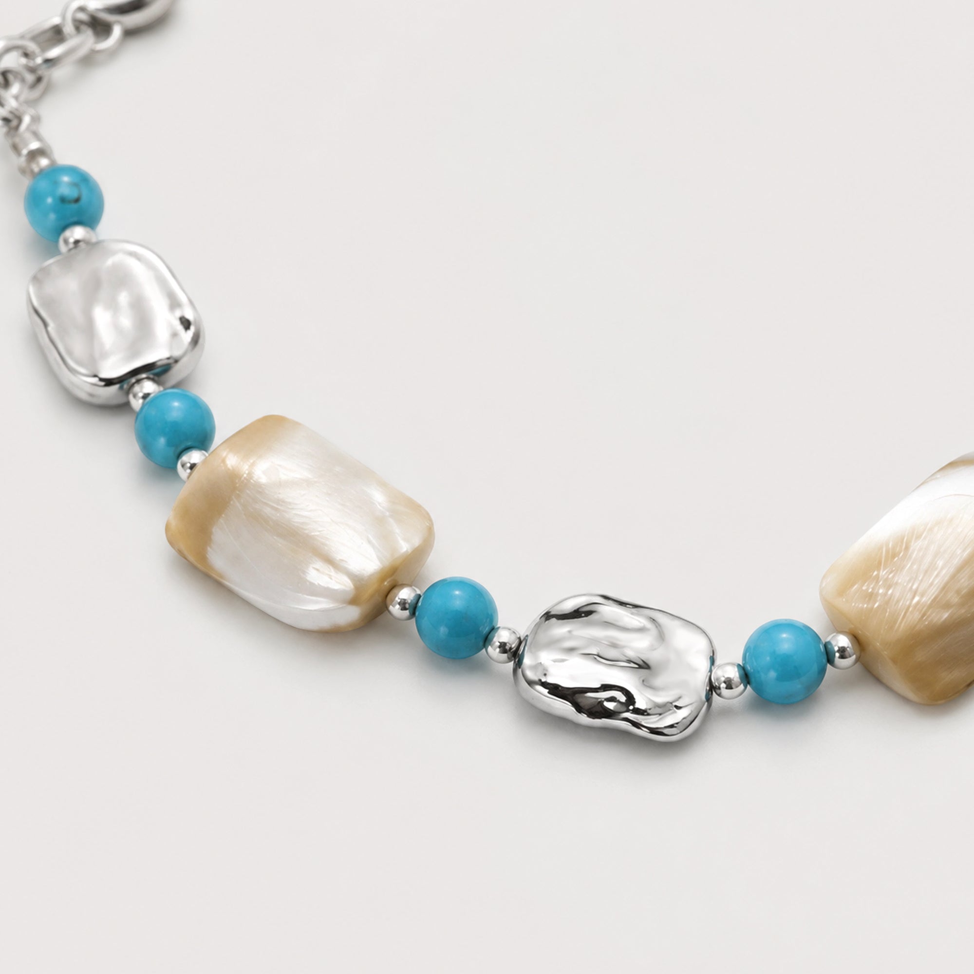 Luxe Shell Stone Necklace