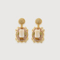 Ornate Shell Drop Earrings