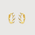 Braided Zircon Huggies