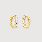 Braided Zircon Huggies