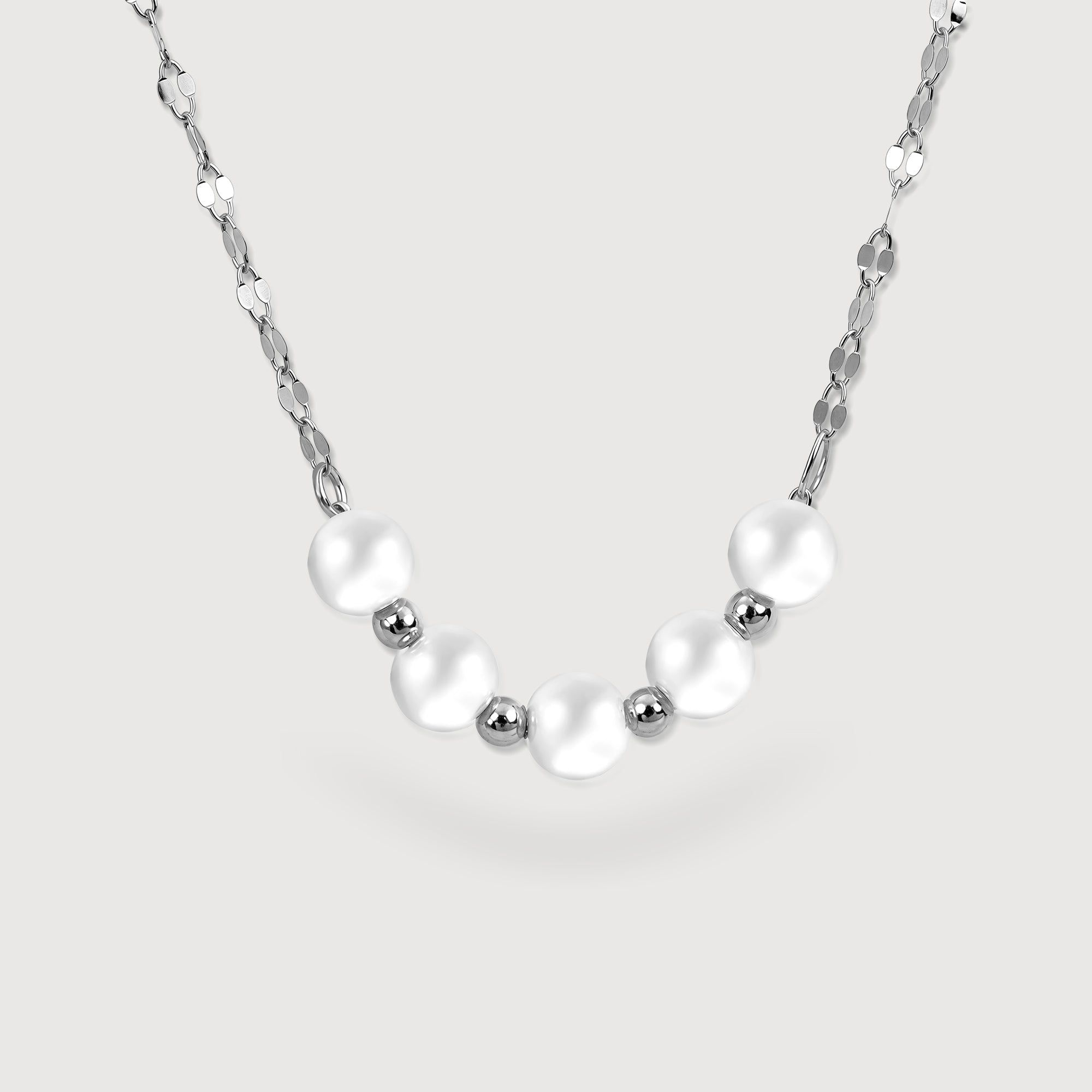 Pearl Station Necklace
