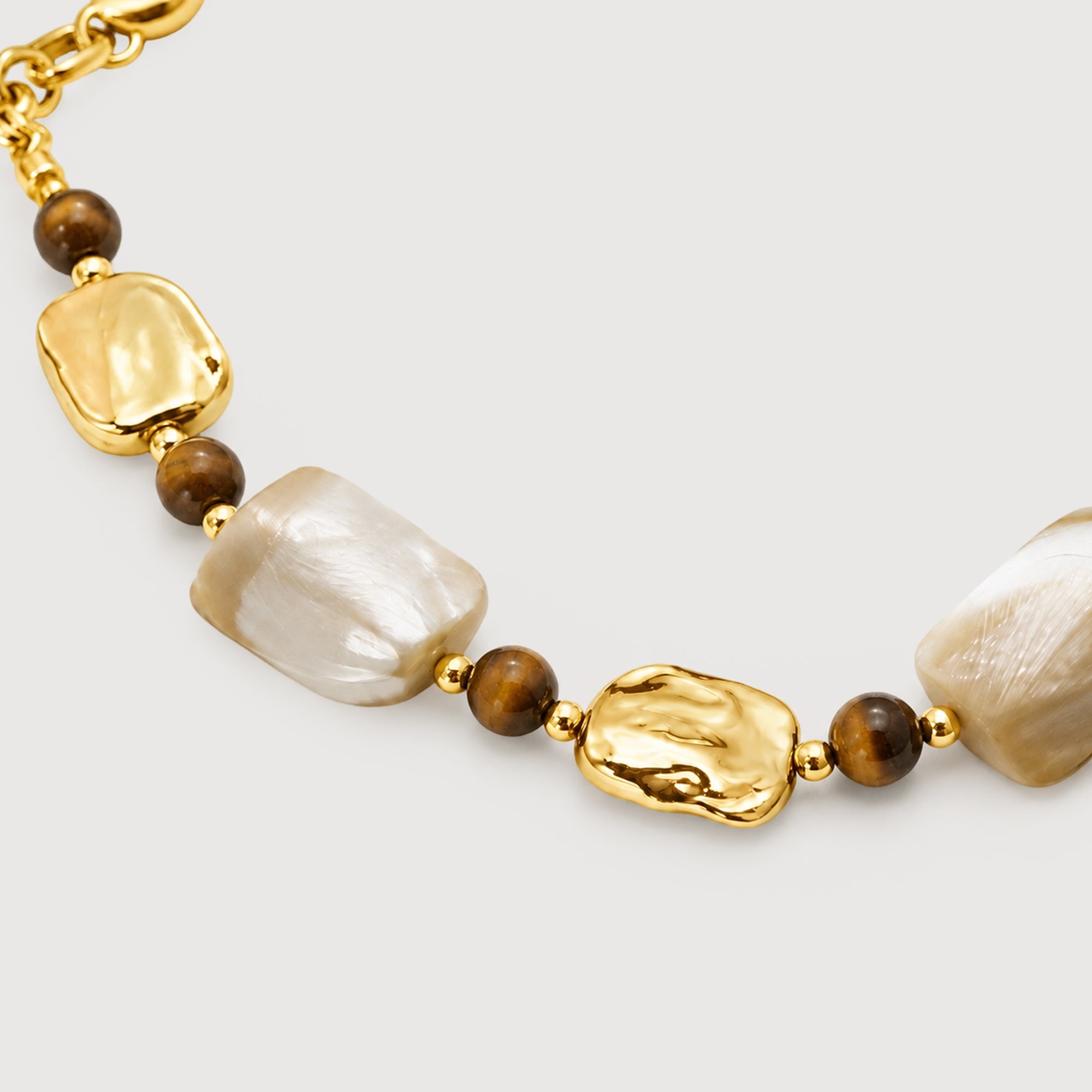 Luxe Shell Stone Necklace