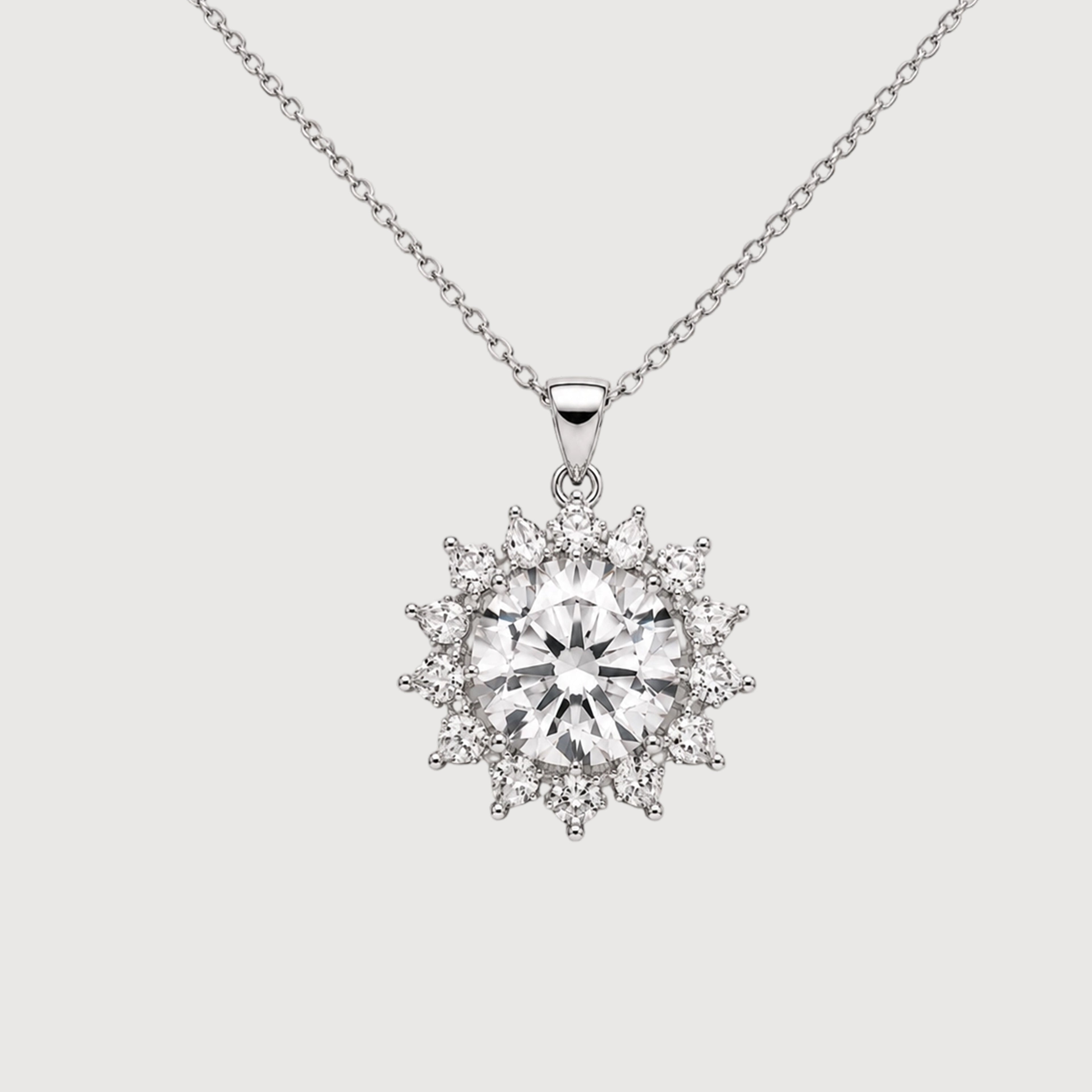Radiant Halo Necklace