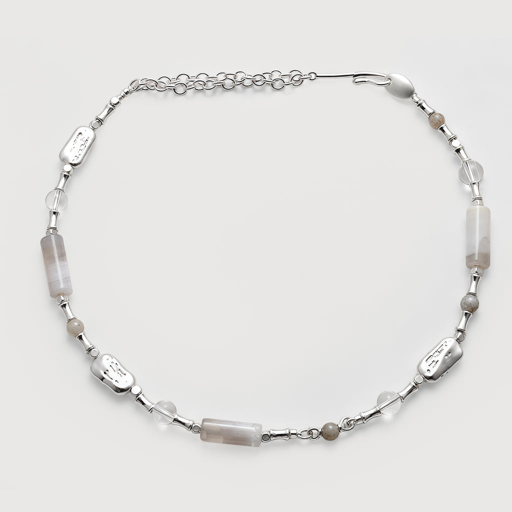 Silver Crystal Necklace