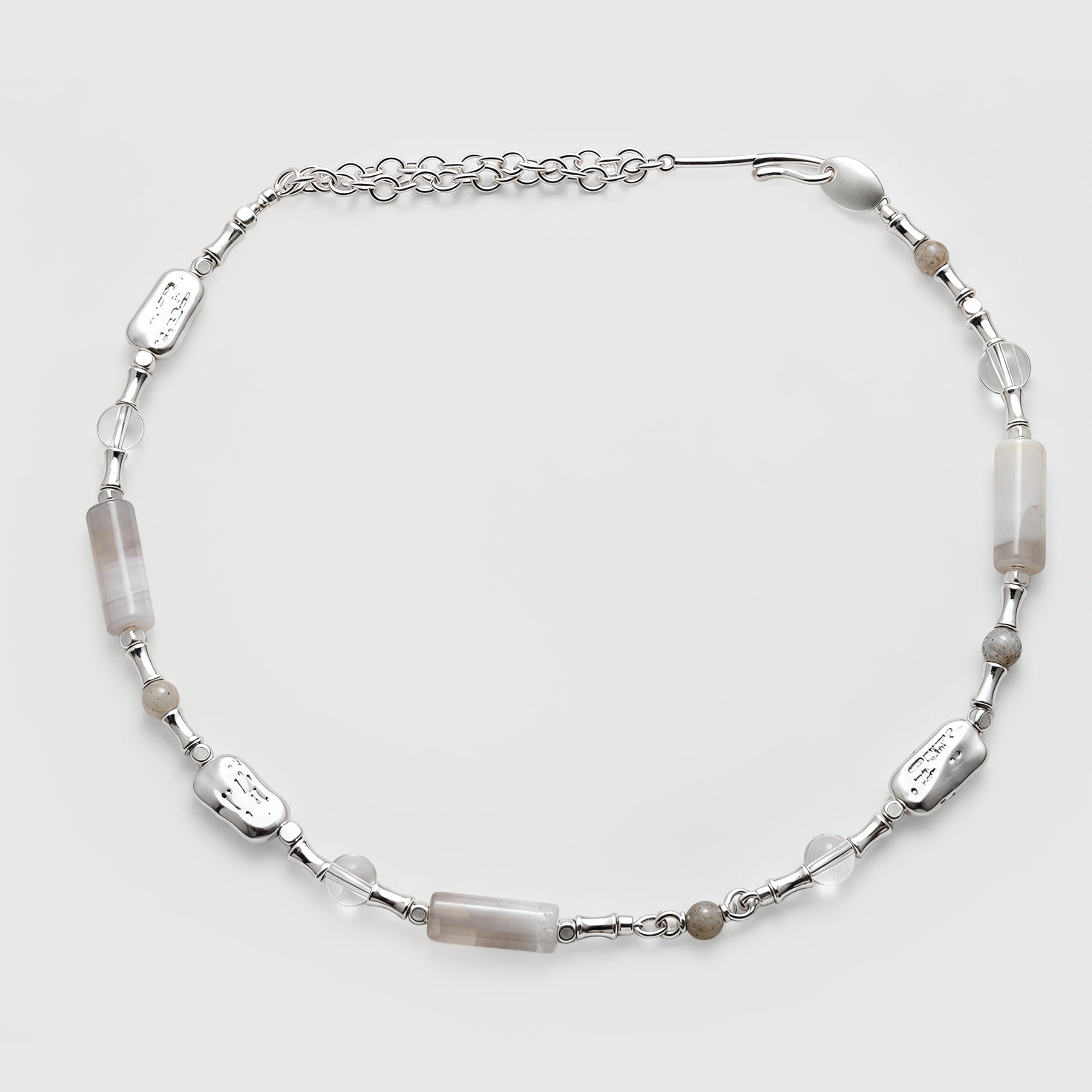 Silver Crystal Necklace