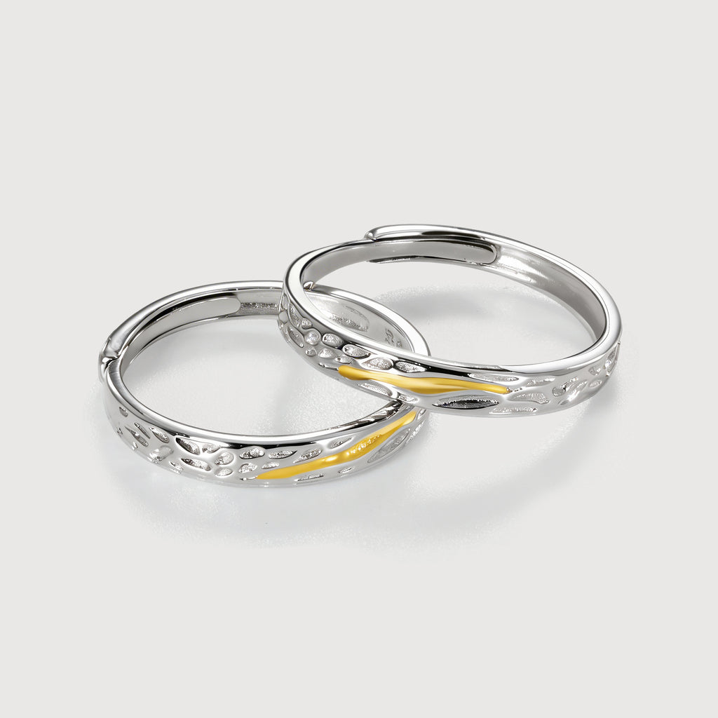 Two-Tone Couple Rings