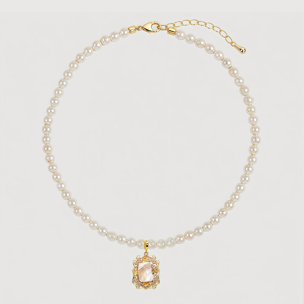 Lustre Pearl Necklace