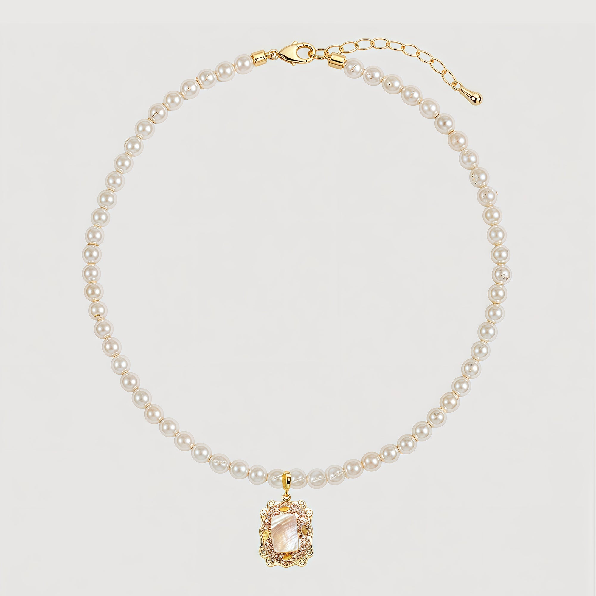 Lustre Pearl Necklace