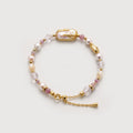 Pearl Crystal Charm Bracelet
