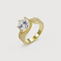 3 ct Moissanite Gold Ring