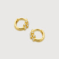 Leaf Huggie Earrings