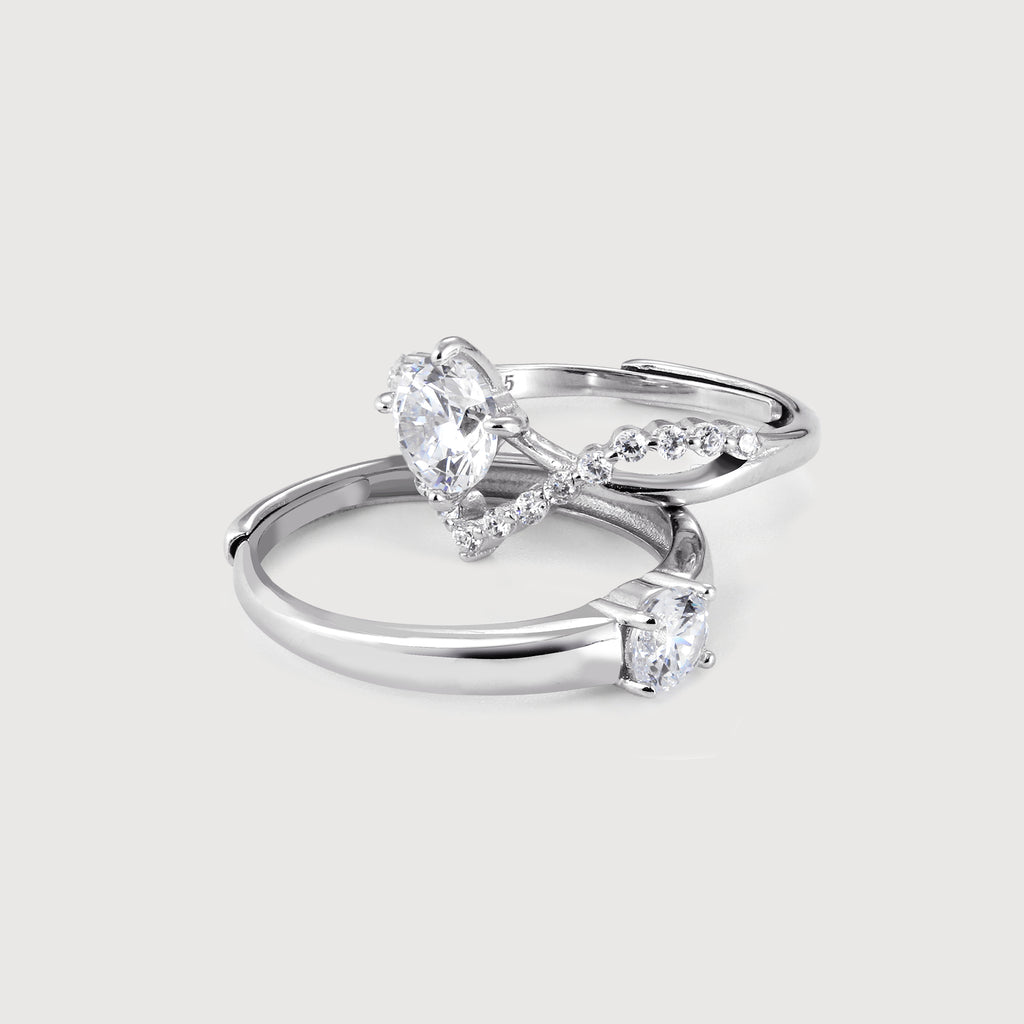 Zircon Couple Rings