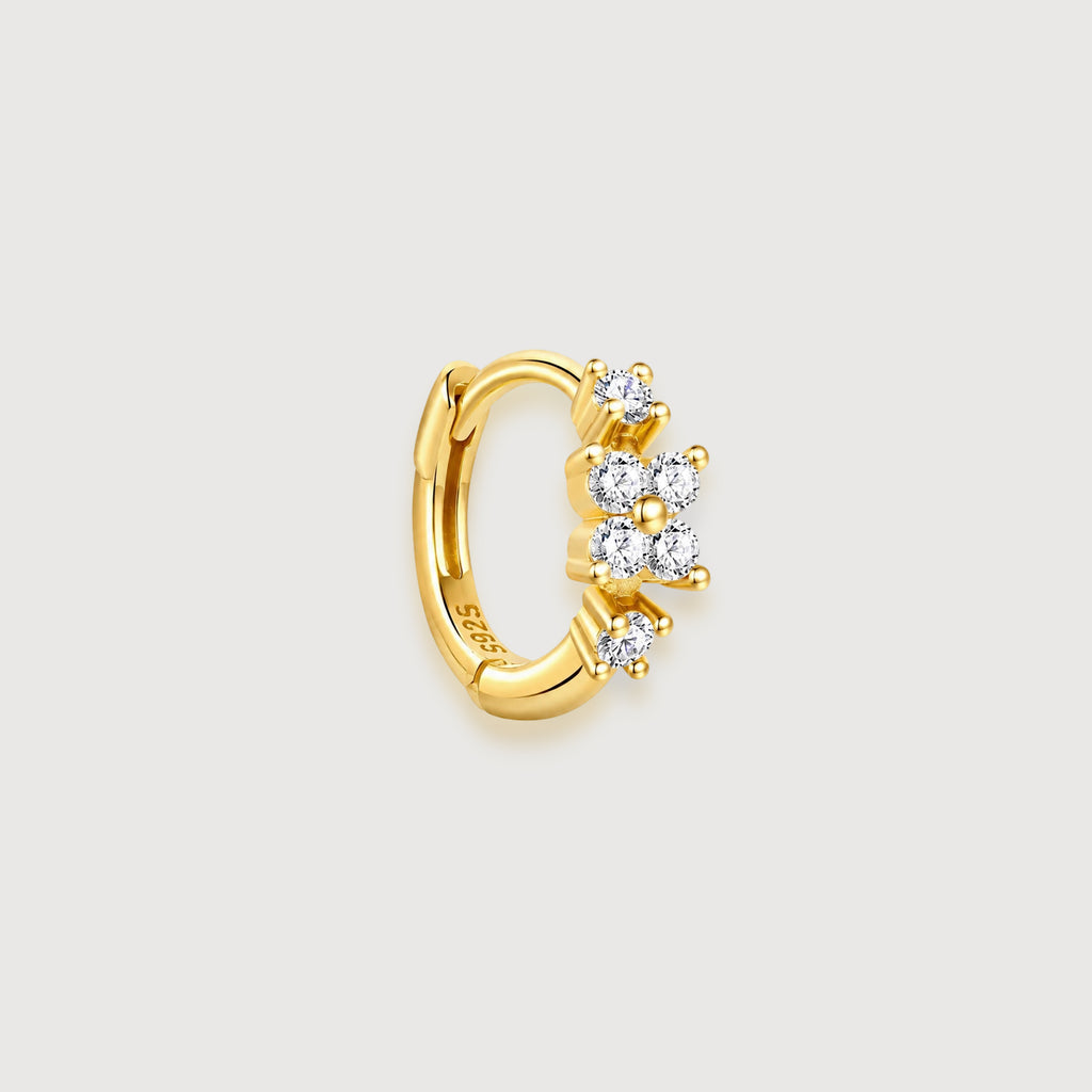 Flora Zircon Huggie
