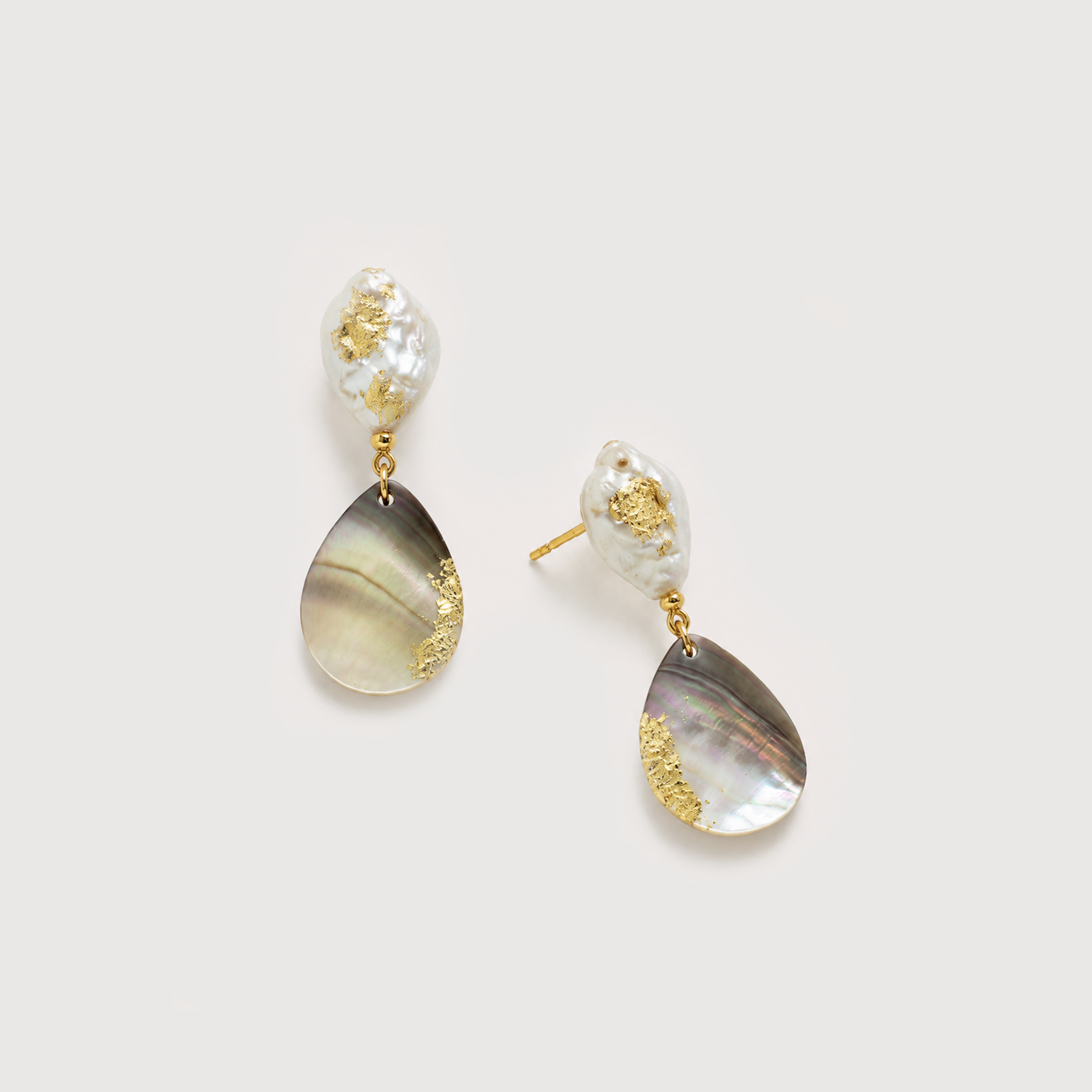 Pearl Shell Drop Earrings