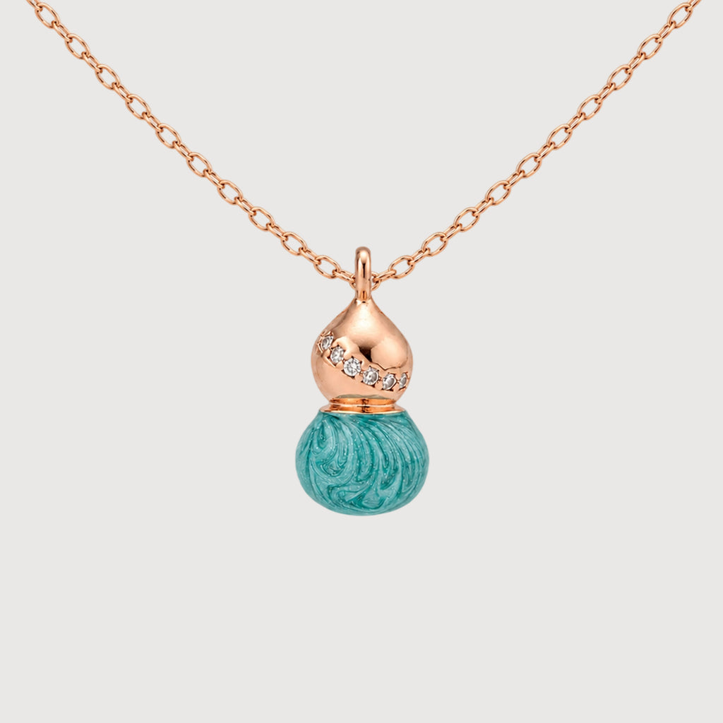 Aqua Drop Necklace