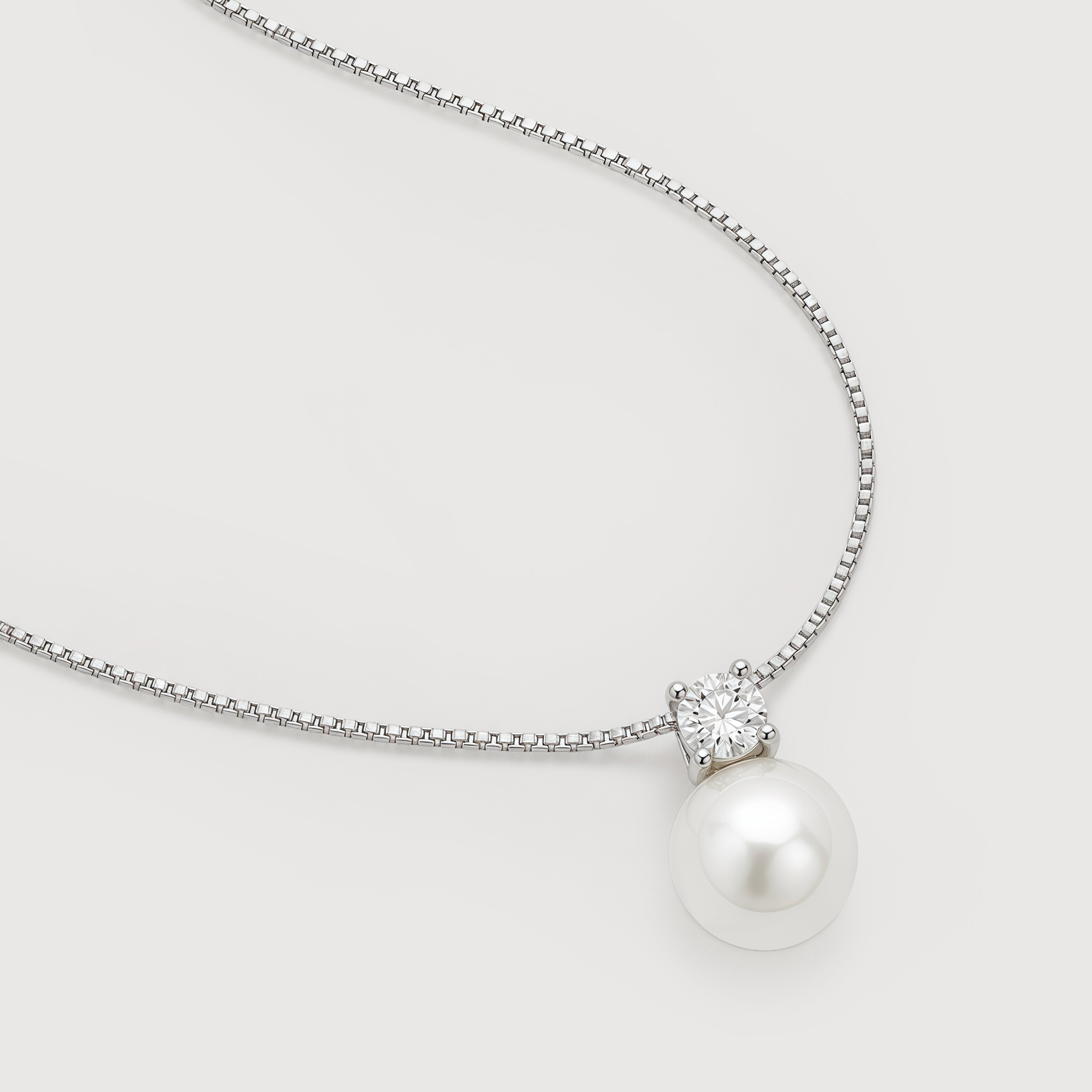 Pearl Zircon Necklace