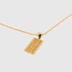 Gold Abacus Necklace