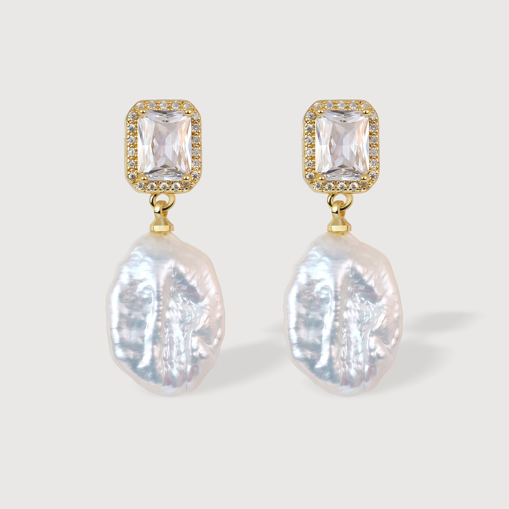 Baroque Pearl Drop Earrings