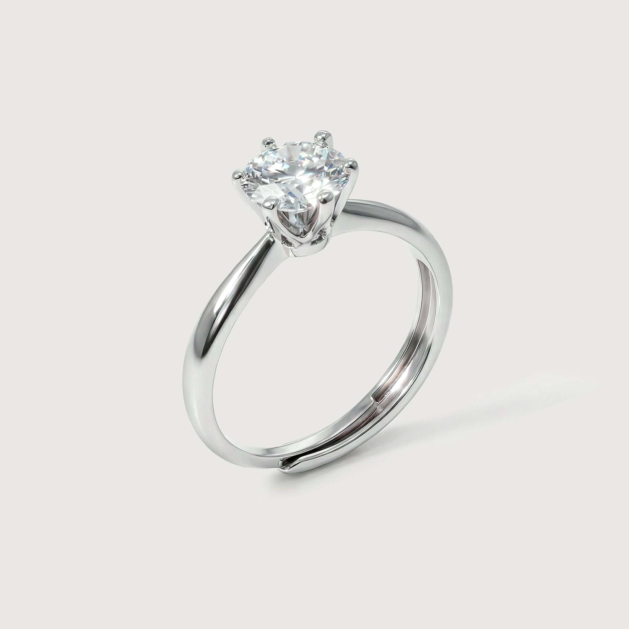 Moissanite Classic Ring