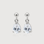 Teardrop Zircon Earrings