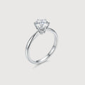 Moissanite Solitaire Ring