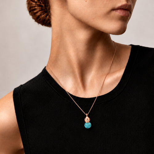 Aqua Drop Necklace
