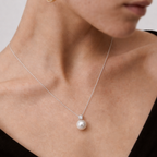 Pearl Zircon Necklace