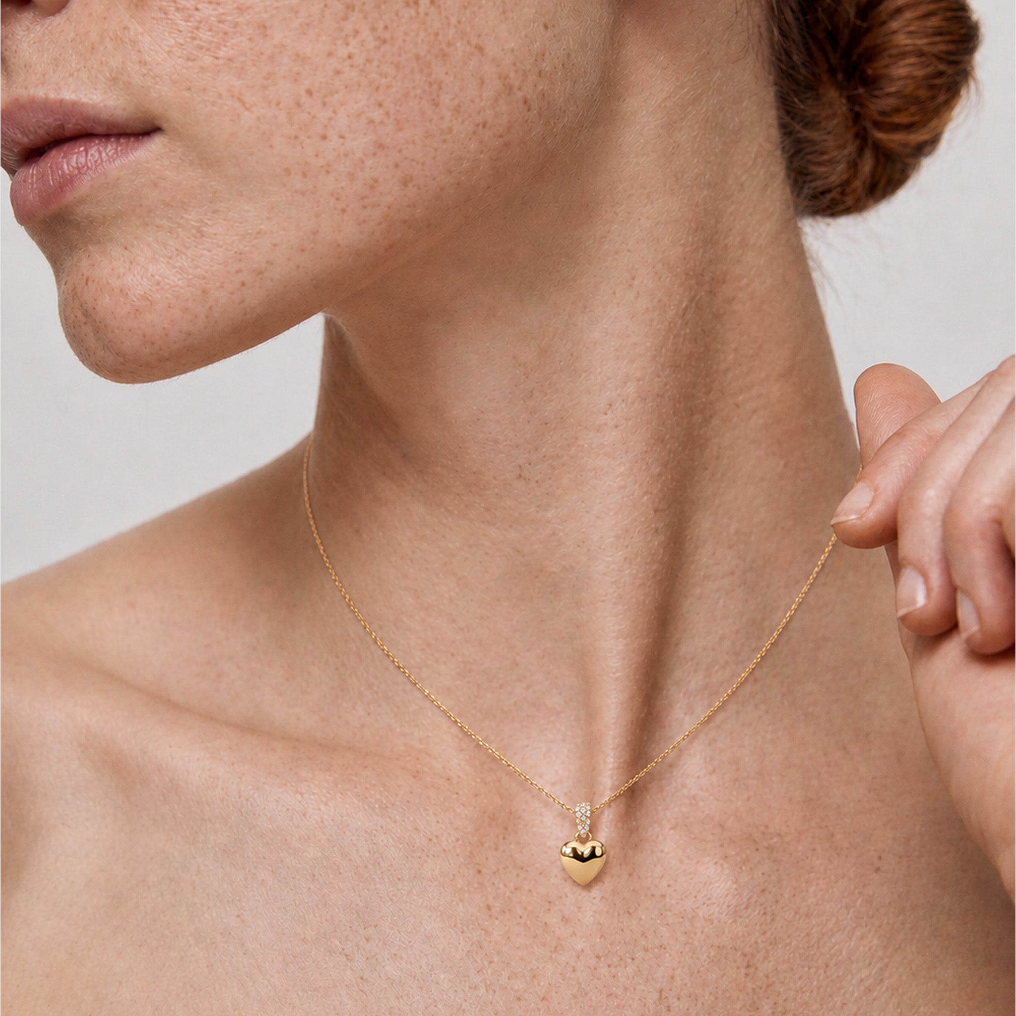 Pavé Heart Necklace