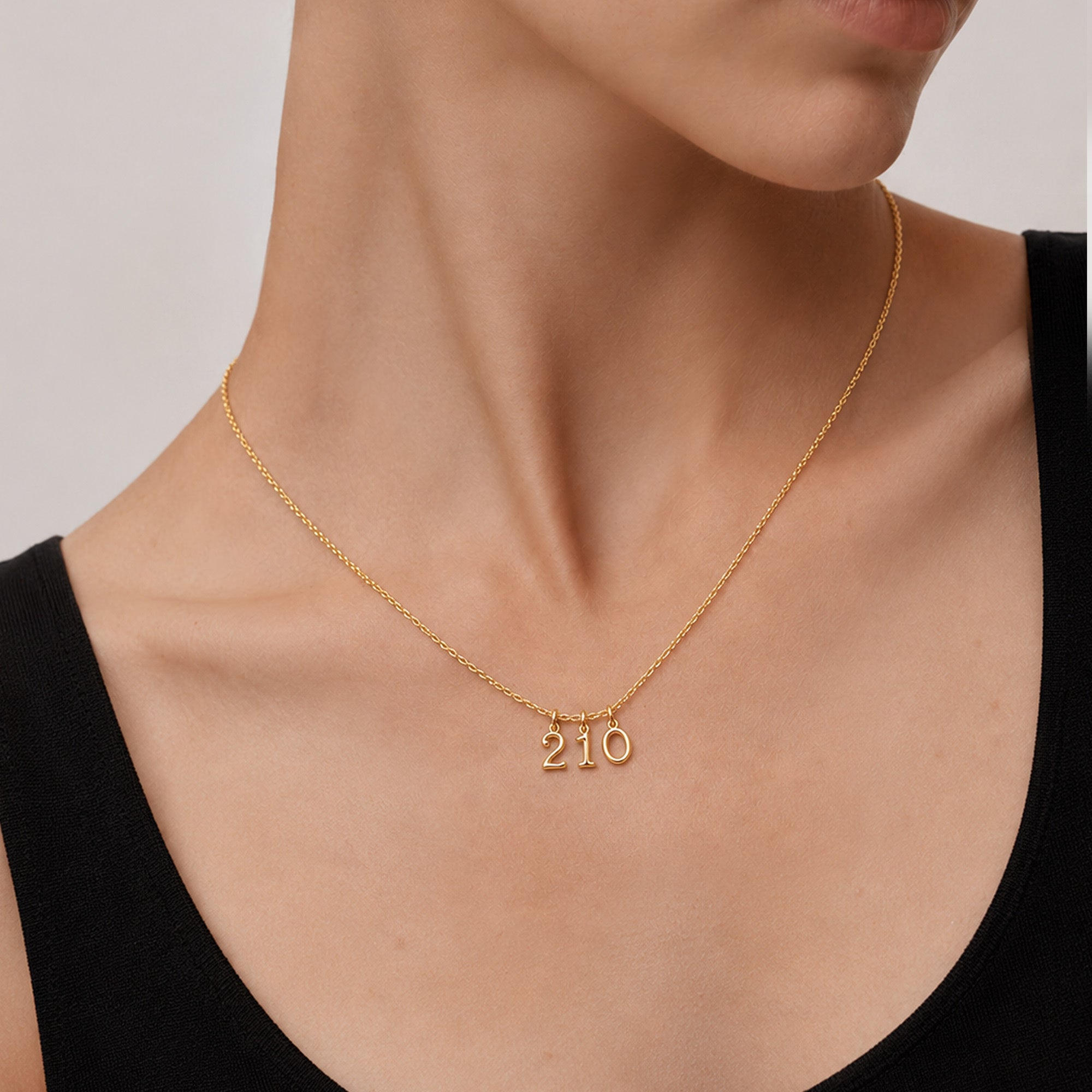 Gold Initial Necklace