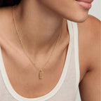 Gold Abacus Necklace