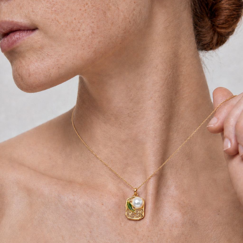 Radiant Pearl Necklace