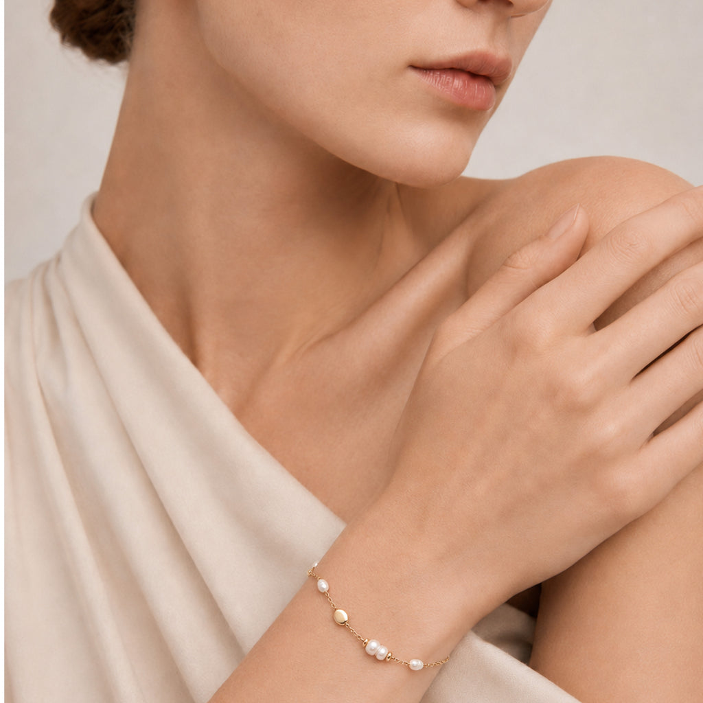 Pearl Station Bracelet