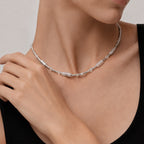 Silver Crystal Necklace