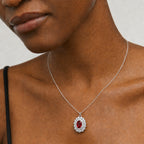 Royal Red Zircon Necklace