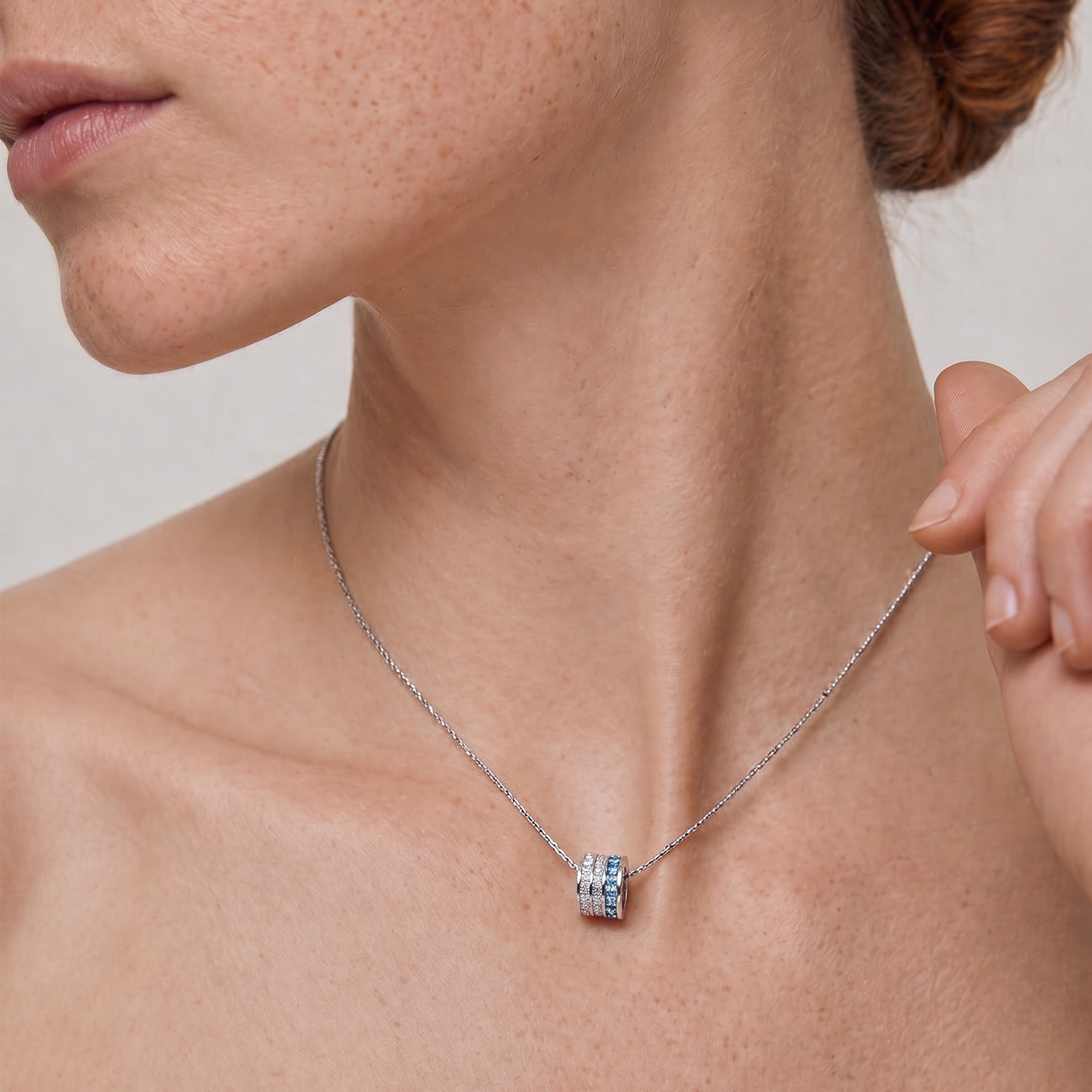 Crystal Barrel Necklace