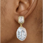 Baroque Pearl Drop Earrings