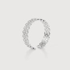 Silver Lace Open Ring