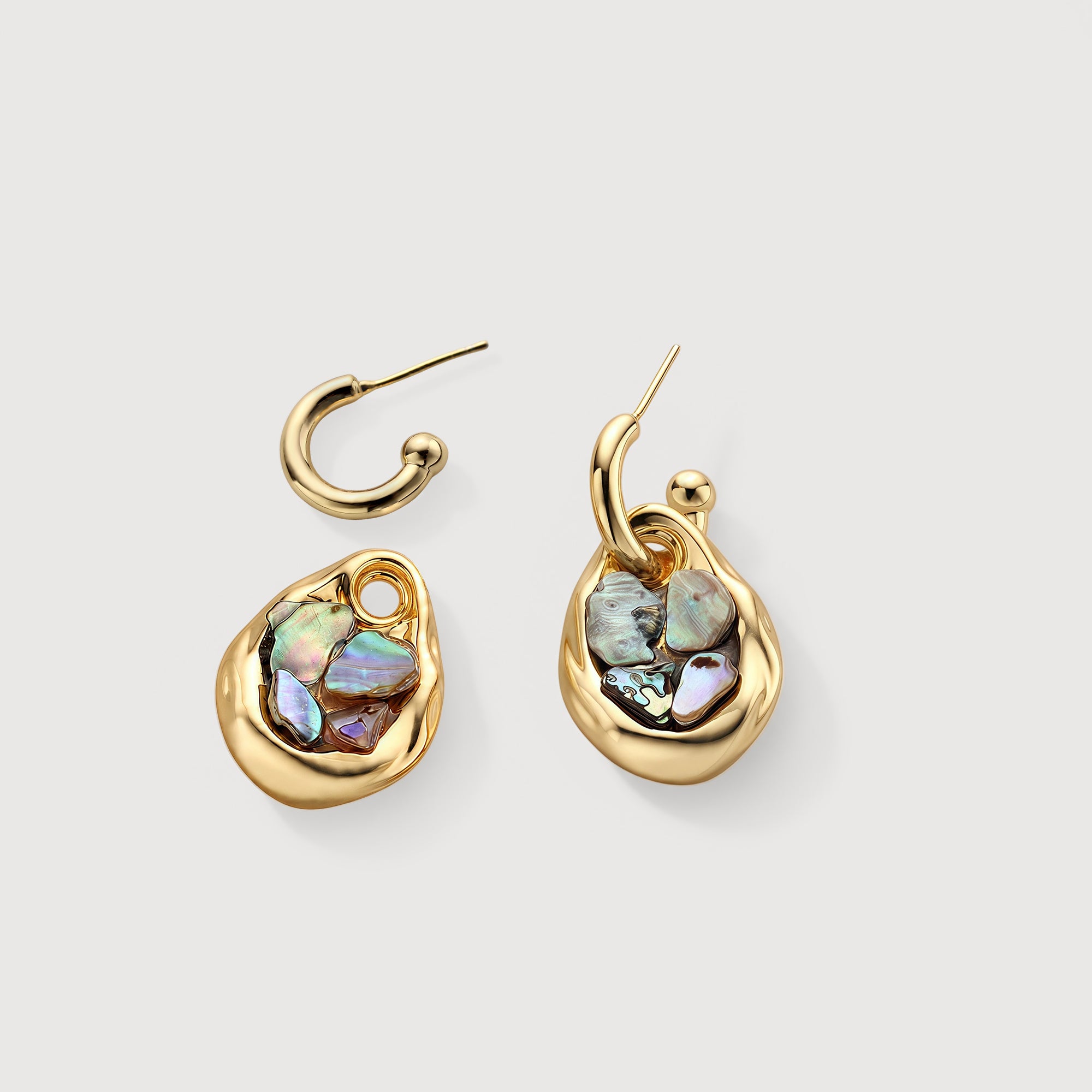 Shell Teardrop Earrings