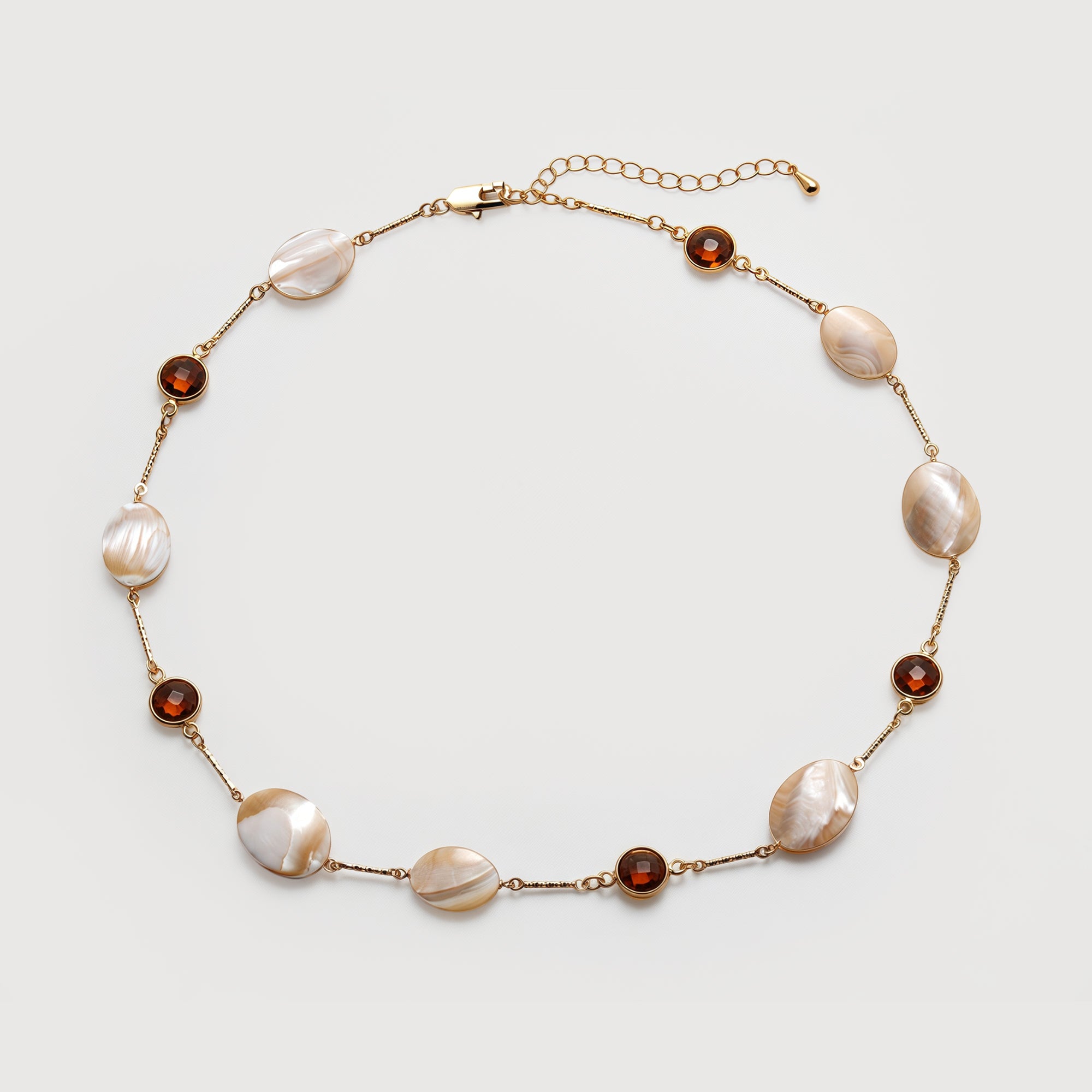 Shell Pearl Gold Necklace