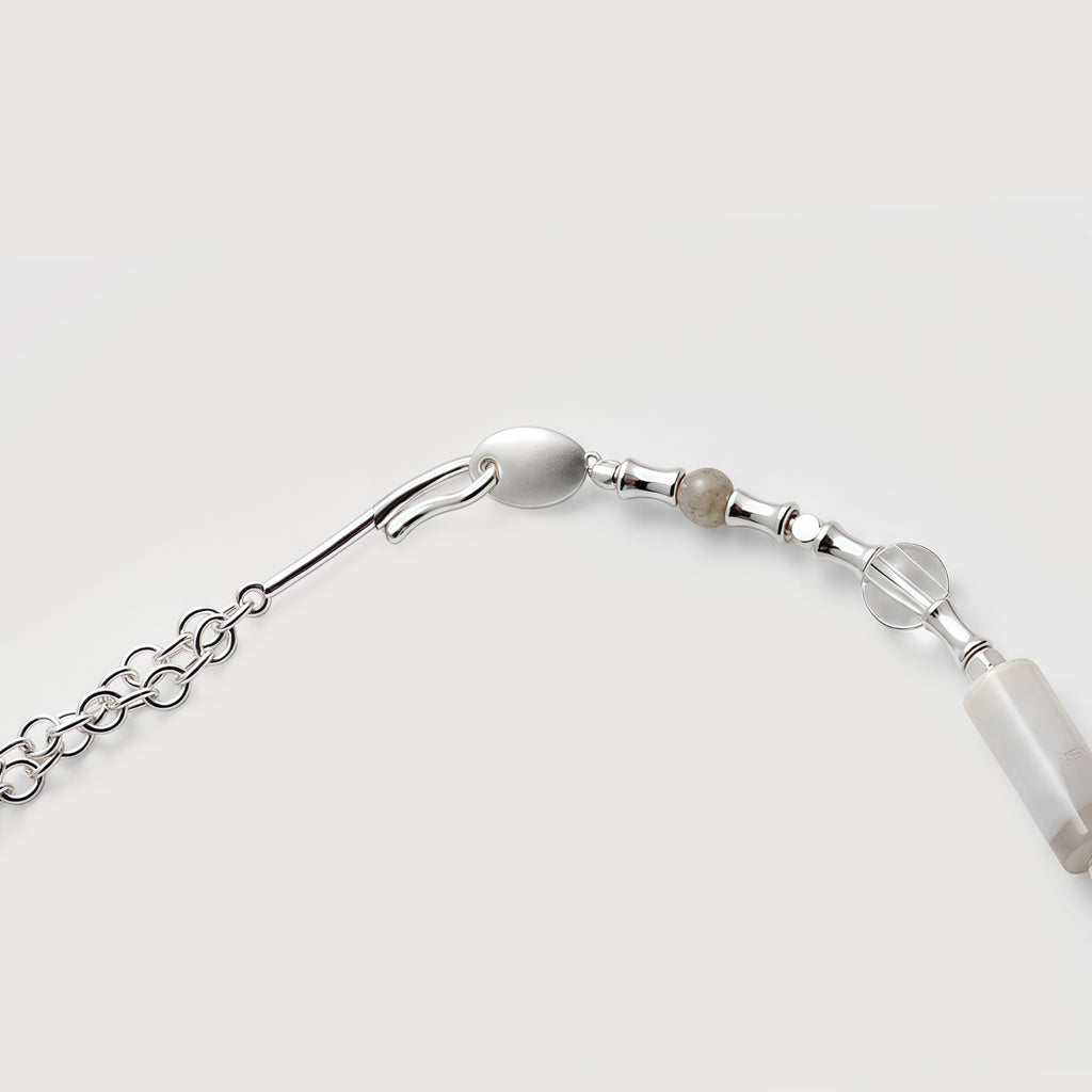 Silver Crystal Necklace