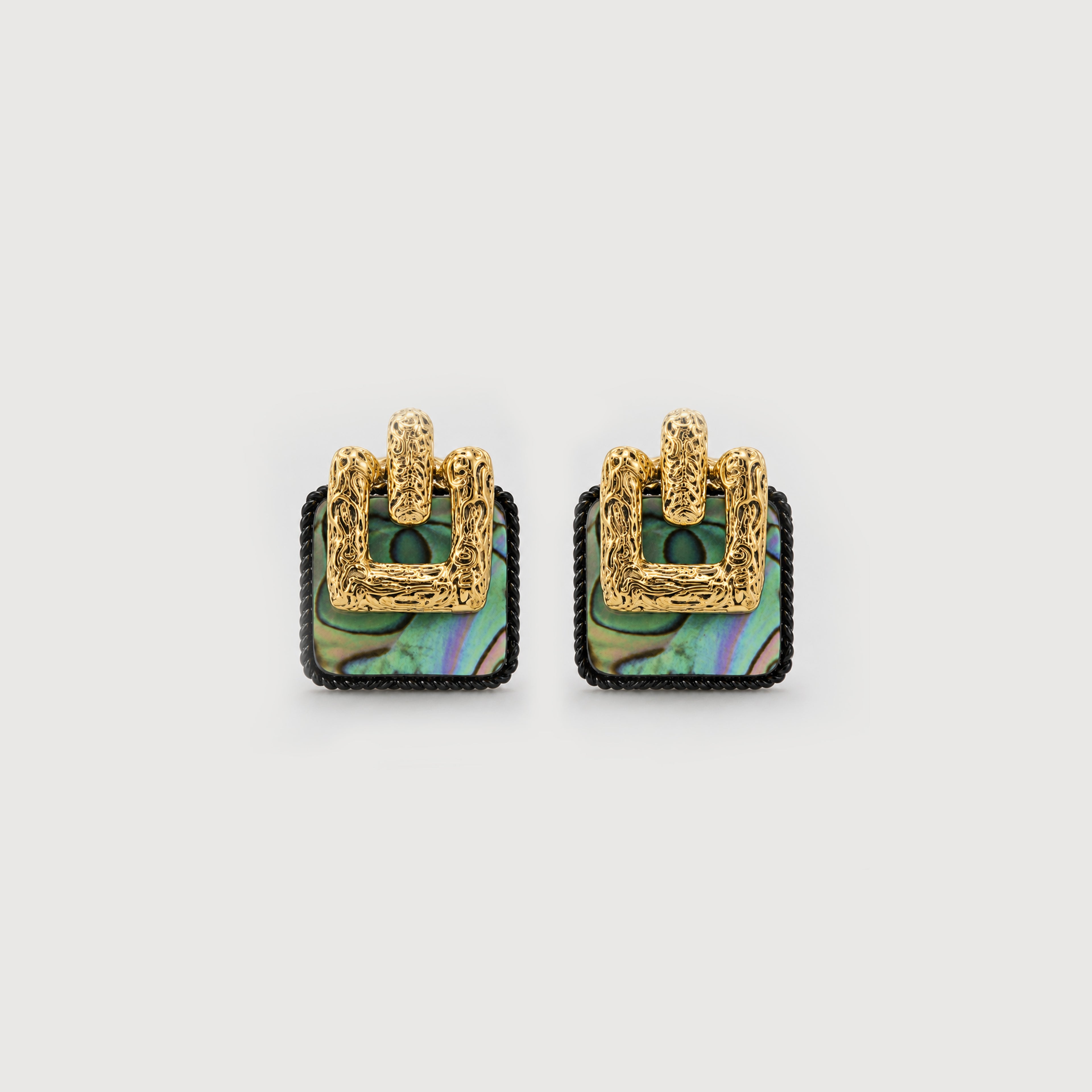Abalone Shell Drop Earrings