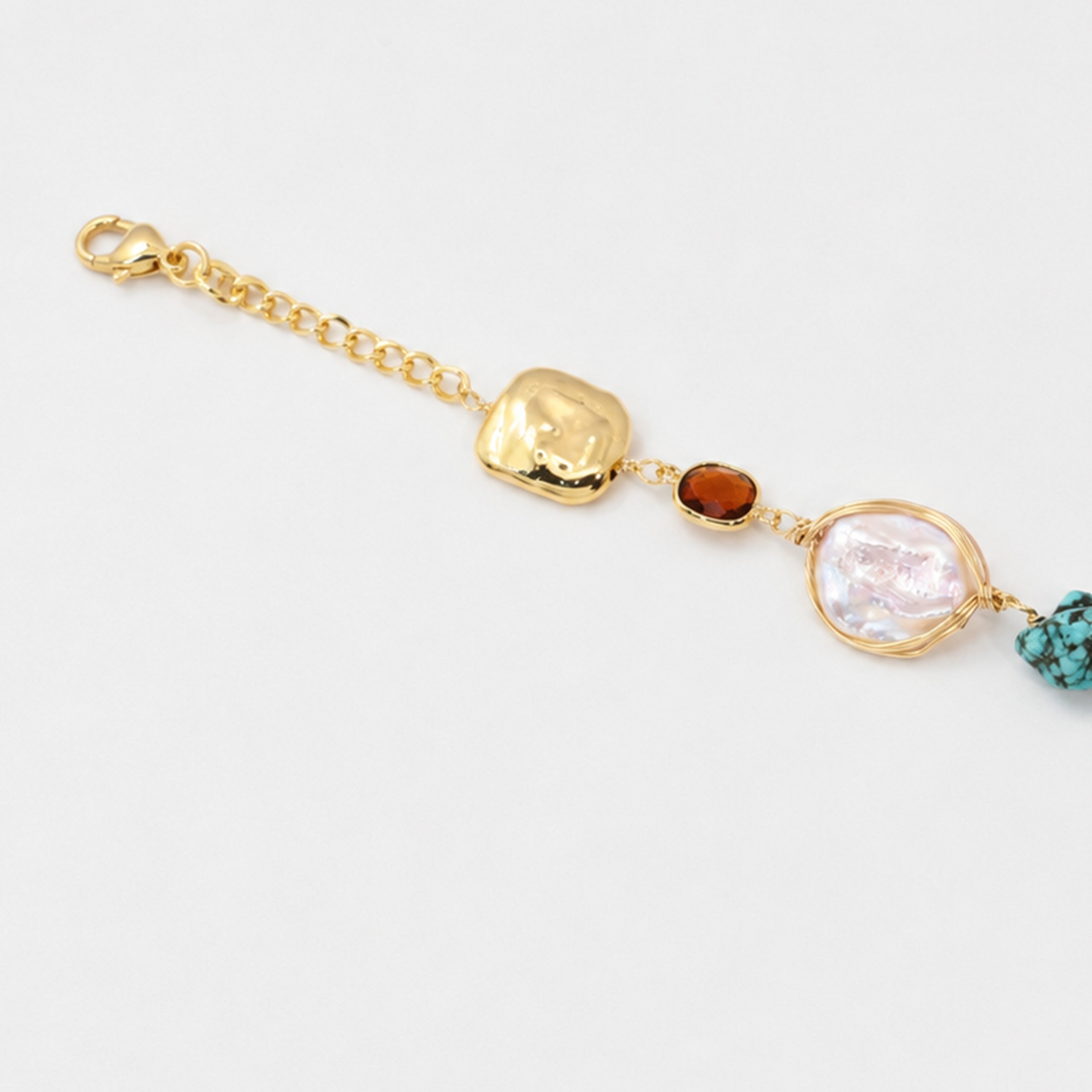 Turquoise Pearl Bracelet