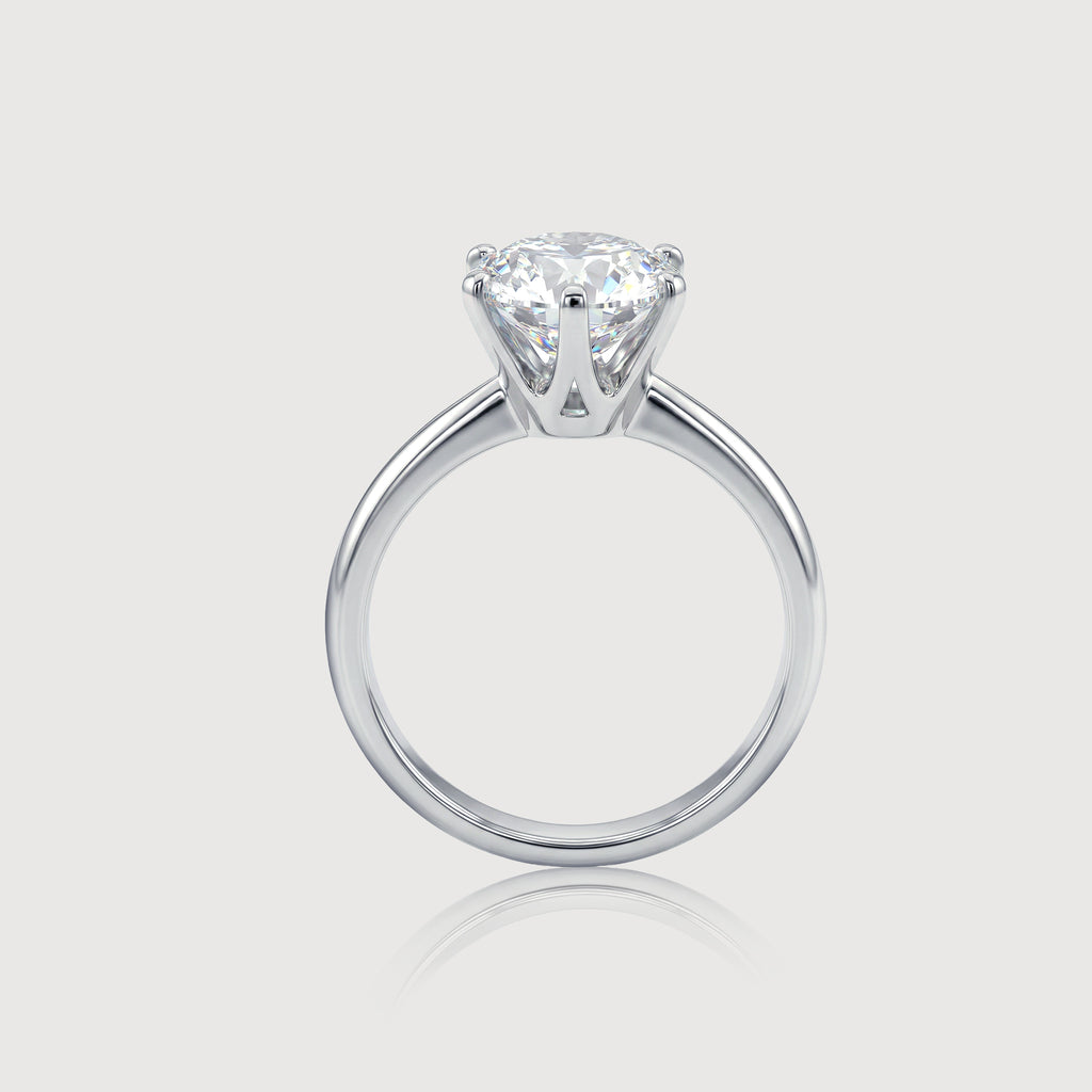 Moissanite Solitaire Ring