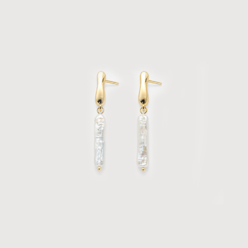 Lustre Pearl Drop Studs