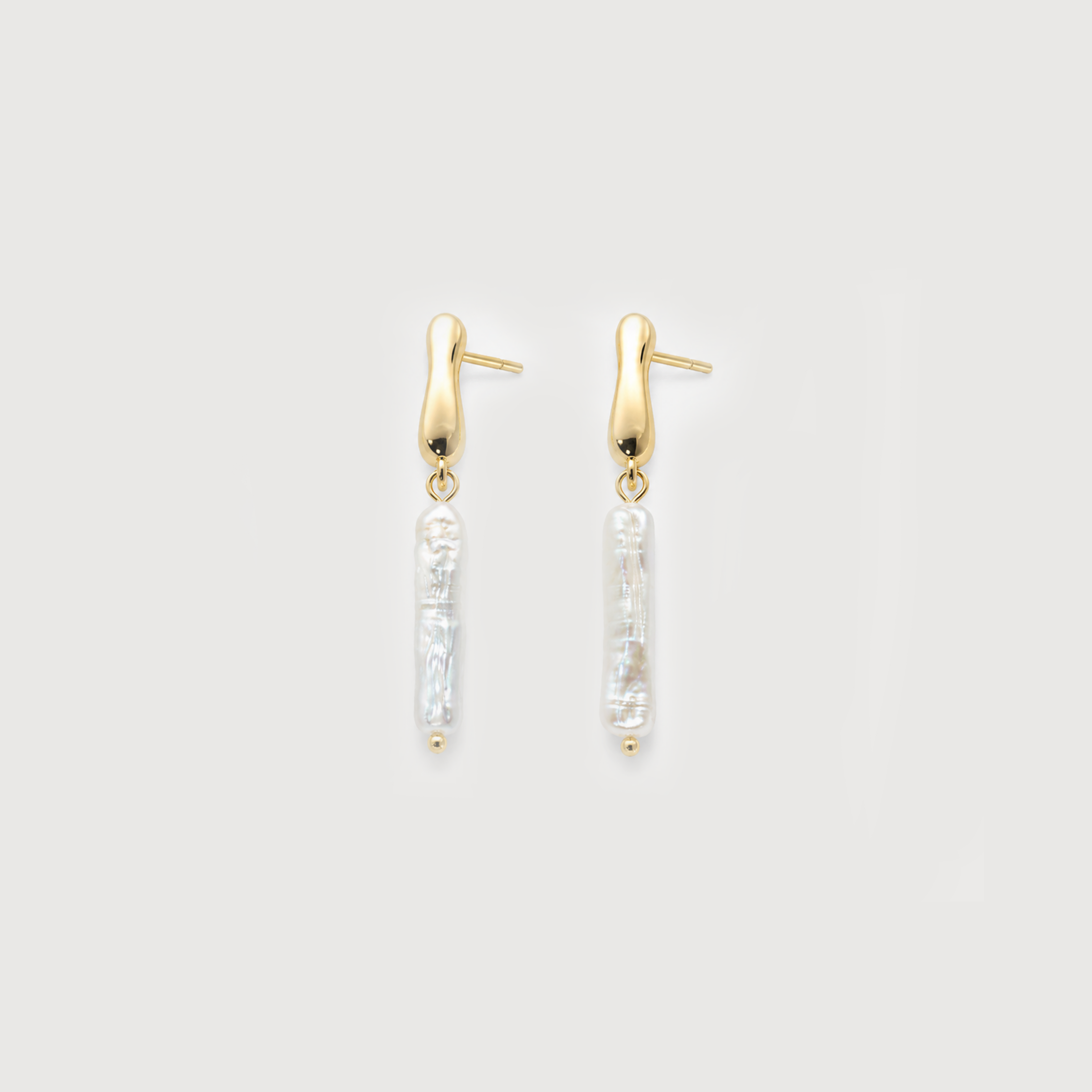 Lustre Pearl Drop Studs