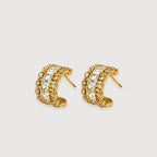 Luxe Zircon Hoop Earrings